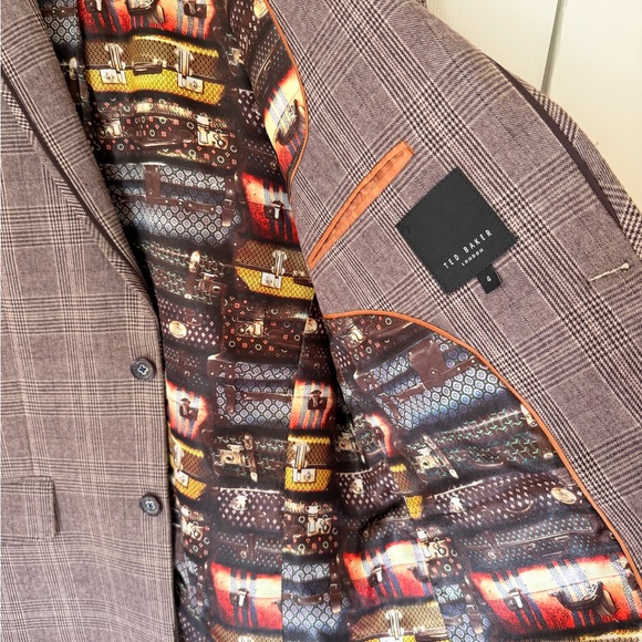 Ted Baker Classic Checkered Blazer - Picture 2 of 3